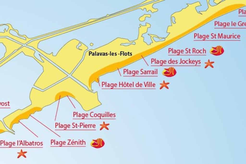 Appartement Palavas Les Flots T2 + Parking Prive Extérieur photo